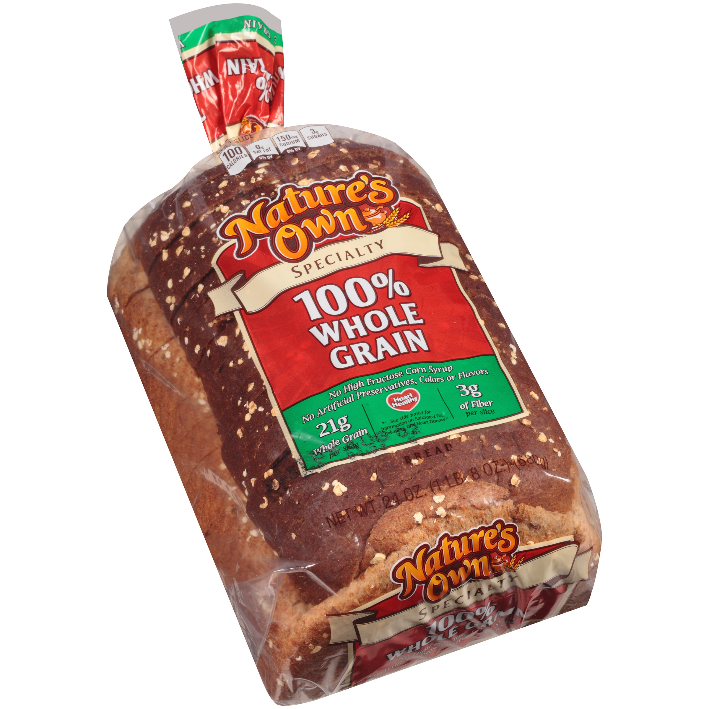 Fiber In Whole Grain Bread
 Nature s Own Specialty Double Fiber Wheat Bread 24 oz