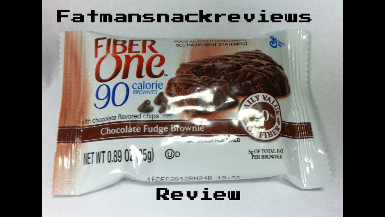 Fiber One Brownies Reviews
 FatManSnackReviews Fiber e 90 Calorie Brownie Review