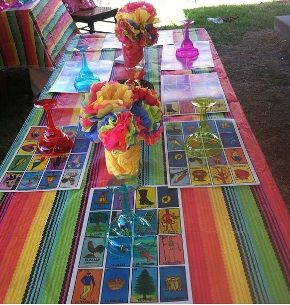 Fiesta Graduation Party Ideas
 Mexican fiesta theme Table ideas I did this for my