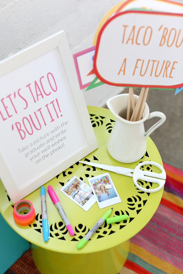 Fiesta Graduation Party Ideas
 Stress Less “Taco ‘Bout a Future” Catered Graduation