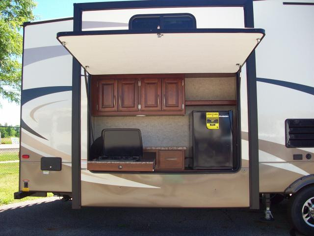 Fifth Wheel With Outdoor Kitchen
 New 2017 Wildcat 363RB Fifth Wheel Bunkhouse with 2 Bath