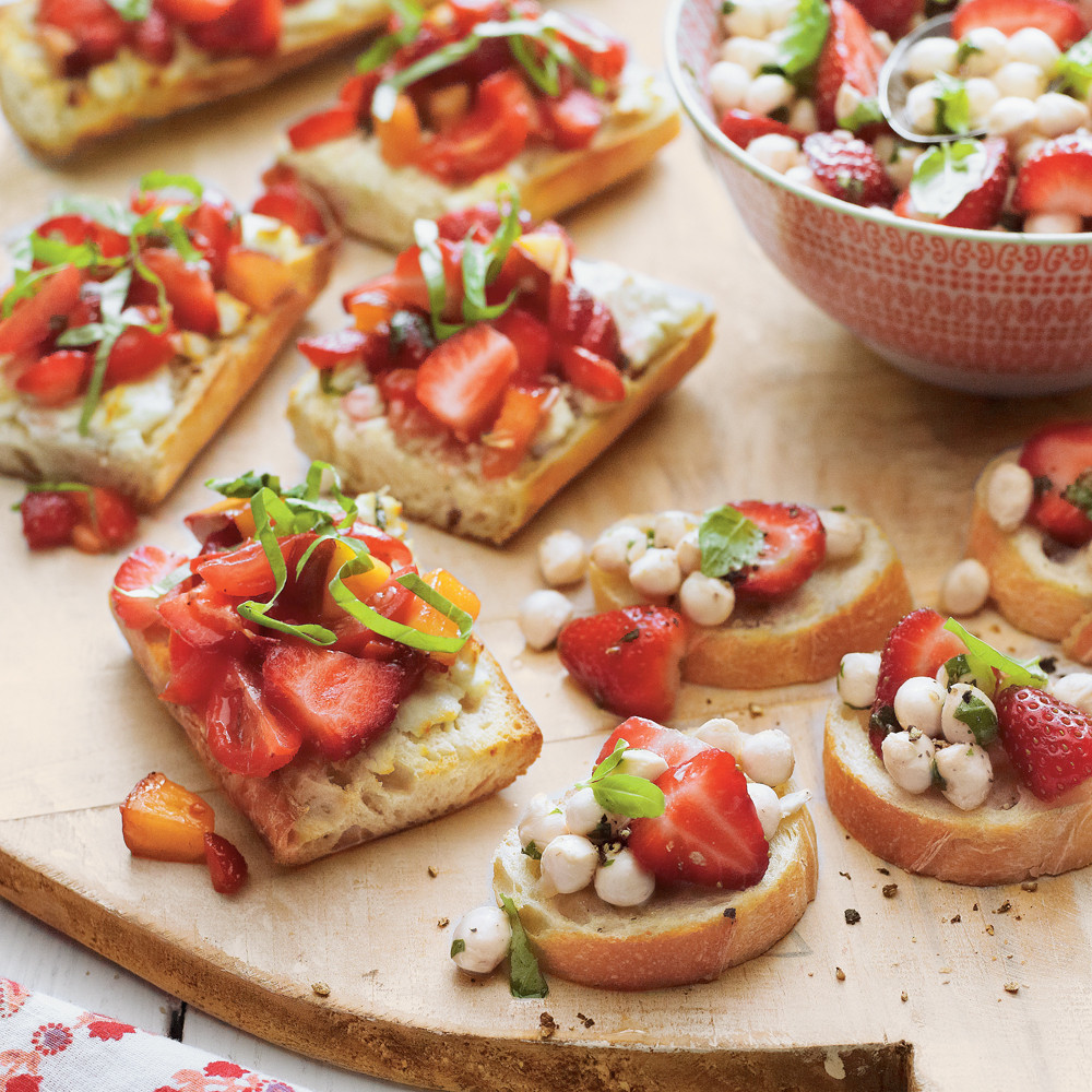 Finger Food Ideas For Summer Party
 Strawberry Bruschetta Recipe