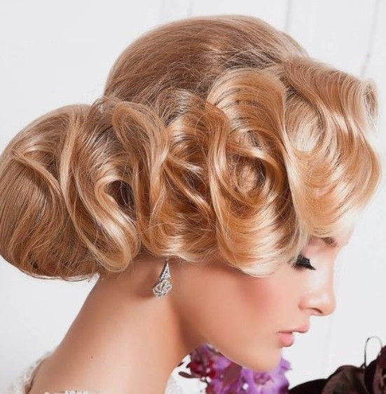 Finger Waves Wedding Hairstyle
 15 Chic Wedding Hair Updos for Elegant Brides