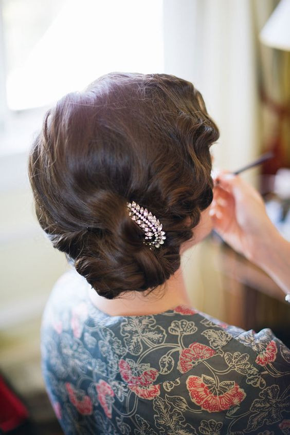 Finger Waves Wedding Hairstyle
 30 Glamorous Finger Wave Styles For Any Hair Length