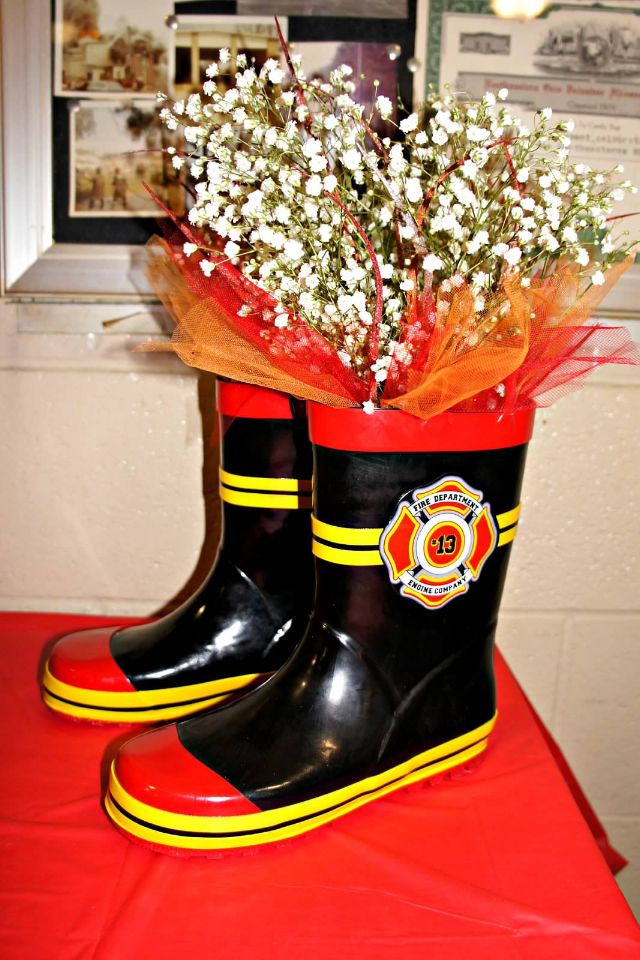 Firefighter Themed Wedding
 Firefighter Theme We did this for my Baby Shower