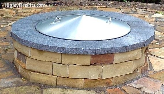 Firepit Metal Cover
 Stainless Steel Conical Dome Fire Pit Cover