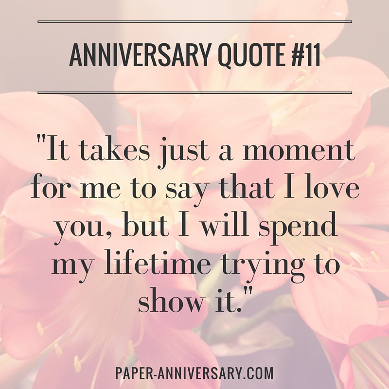 First Anniversary Quote
 20 Anniversary Quotes for Her Sweep Her f Her Feet