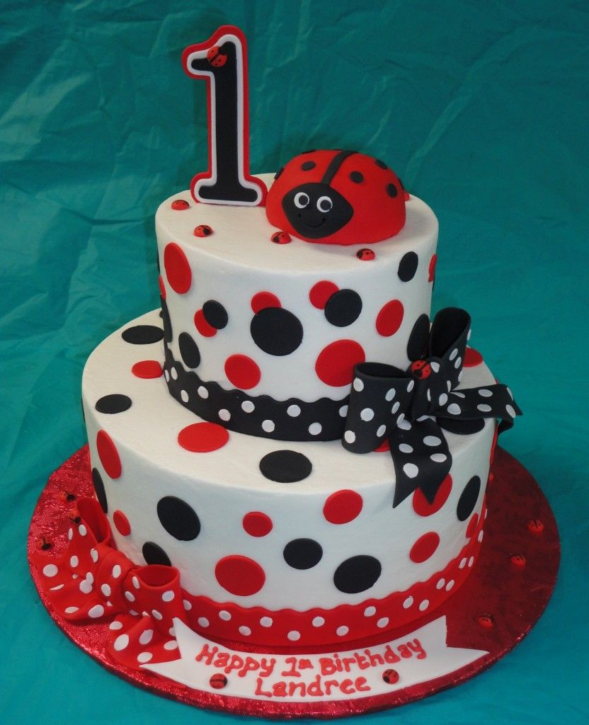 First Birthday Cake Decorating Ideas
 Ladybug Baby Shower Cakes