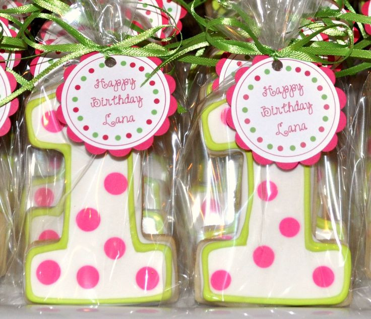 First Birthday Party Favors Ideas
 First Girl Birthday