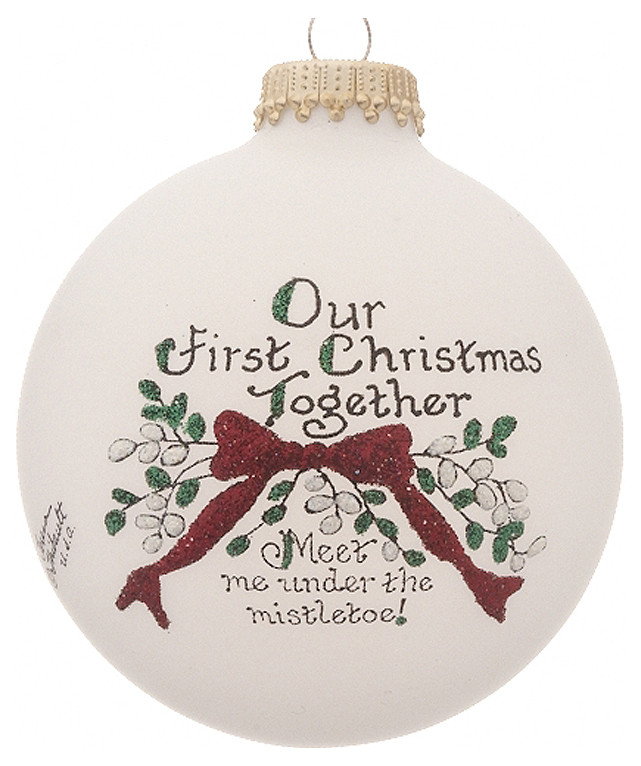 First Christmas Together Gift Ideas
 Our First Christmas To her Christmas Ornament