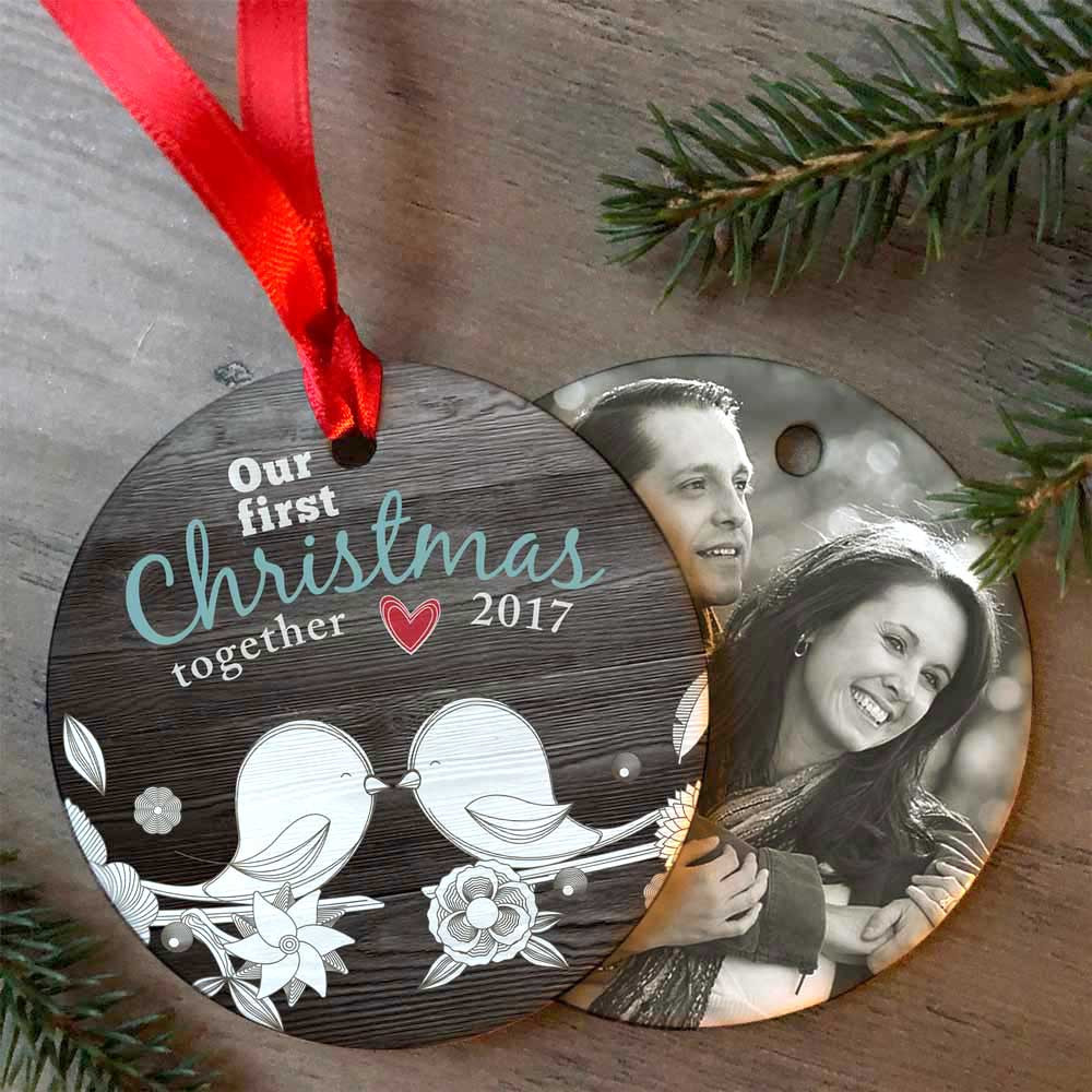 First Christmas Together Gift Ideas
 Our First Christmas To her Personalized Porcelain