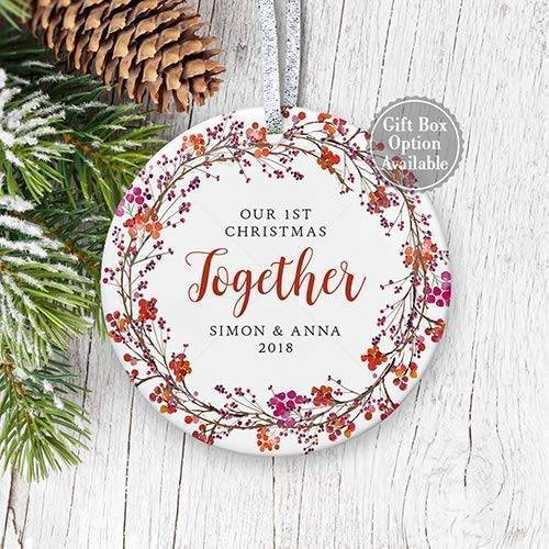 First Christmas Together Gift Ideas
 Amazon Our 1st Christmas To her 2019 Couple Gift
