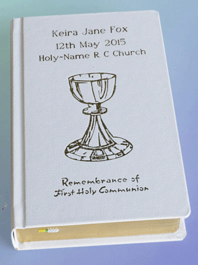 First Communion Gift Ideas Girls
 Personalised Catholic First munion Roman Missal C4518