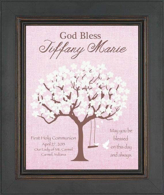 First Communion Gift Ideas Girls
 First munion Gift Personalized Gift for Girl s First