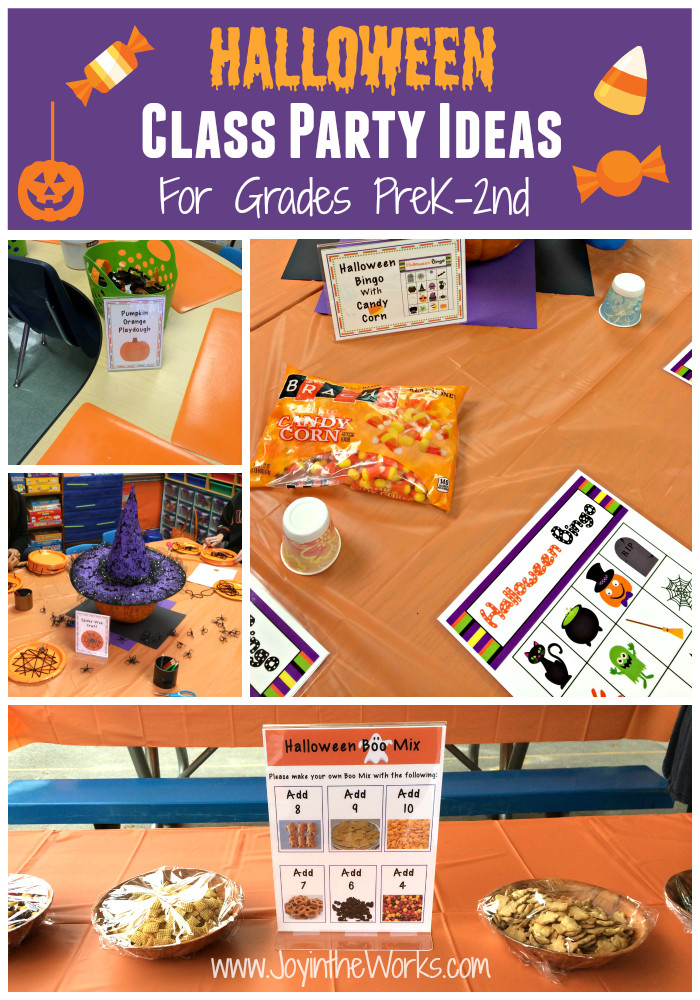 First Grade Halloween Party Ideas
 Halloween Class Party Ideas PreK 2 Joy in the Works