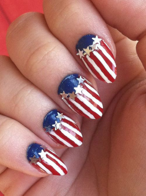 Flag Nail Designs
 39 best images about American Flag Nail Art Designs on
