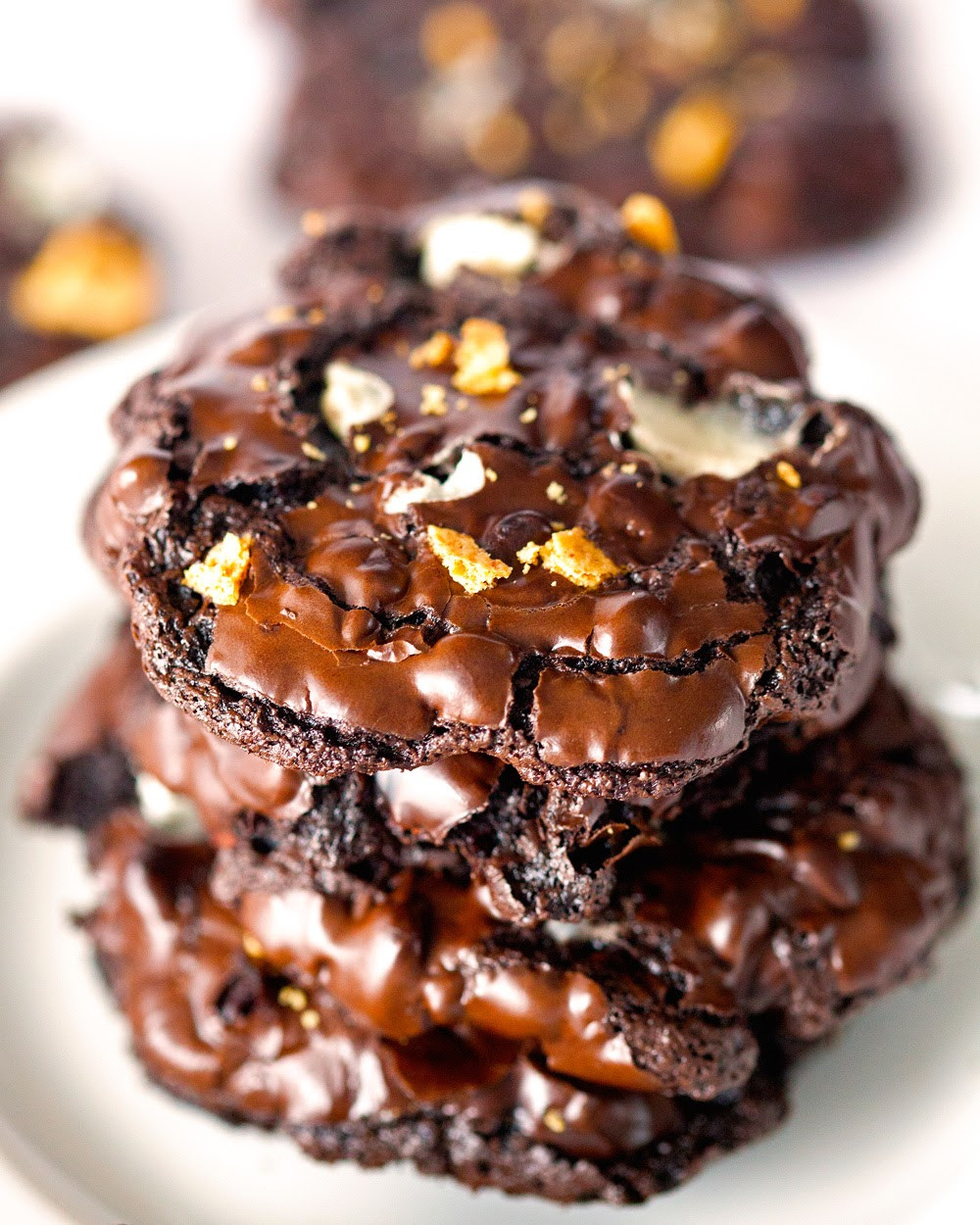 Flourless Dessert Recipes
 Flourless Chocolate S’more Cookies