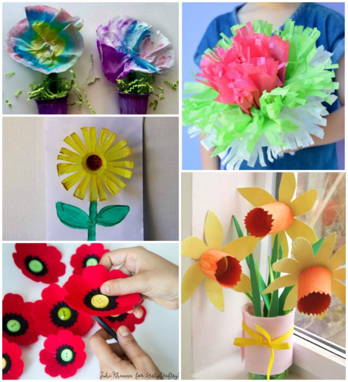 Flower Craft For Kids
 20 Flower Crafts for Kids The Imagination Tree
