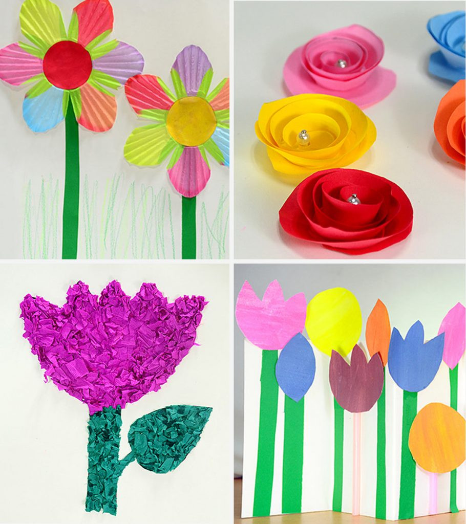 Flower Craft For Kids
 How To Make Paper Flowers For Kids