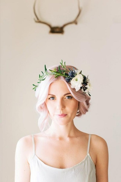 Flower Crown Wedding Hair
 15 Flower Crowns Perfect For Your Summer Wedding