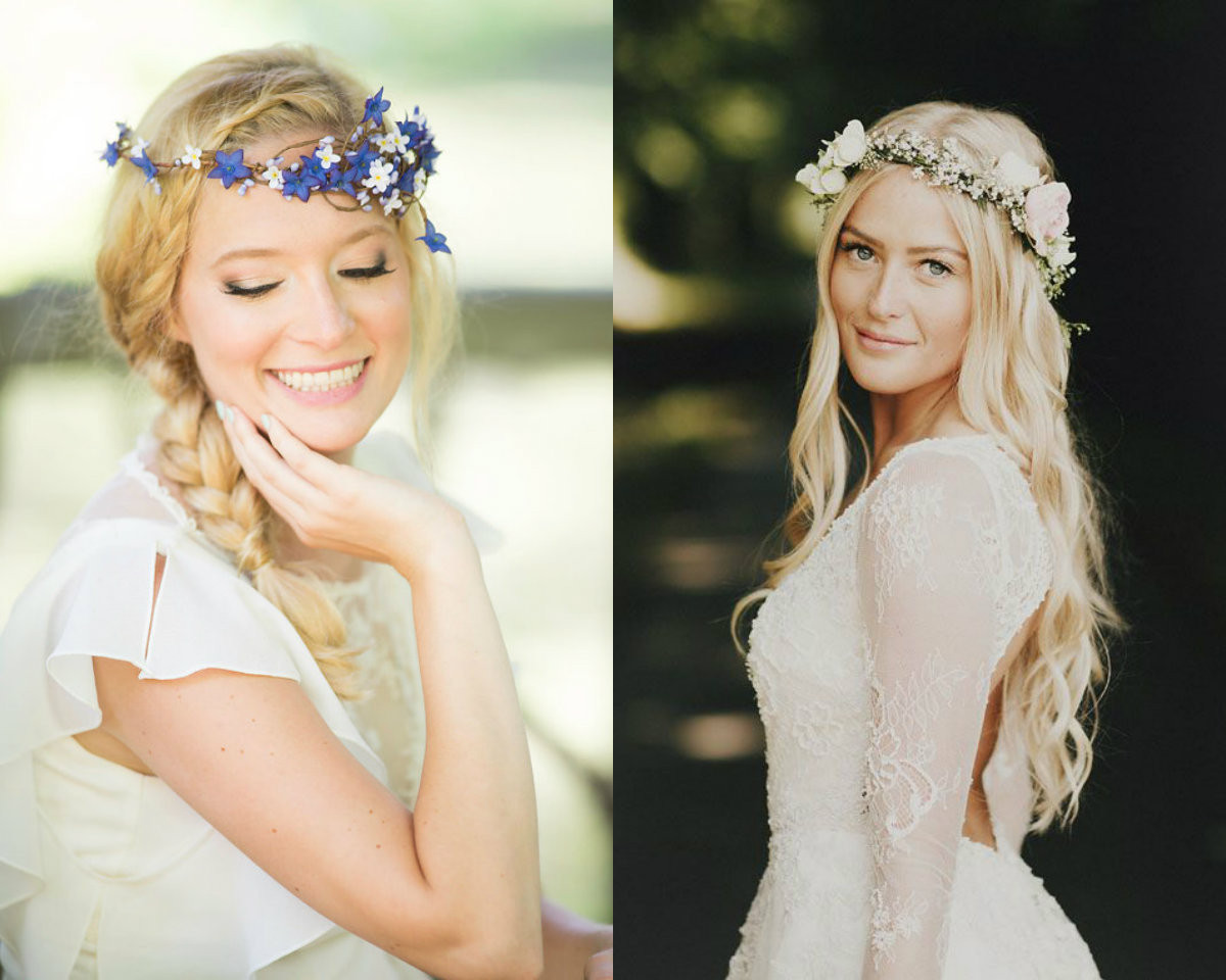 Flower Crown Wedding Hair
 Flower Crown Wedding Hairstyles To Marry This Summer