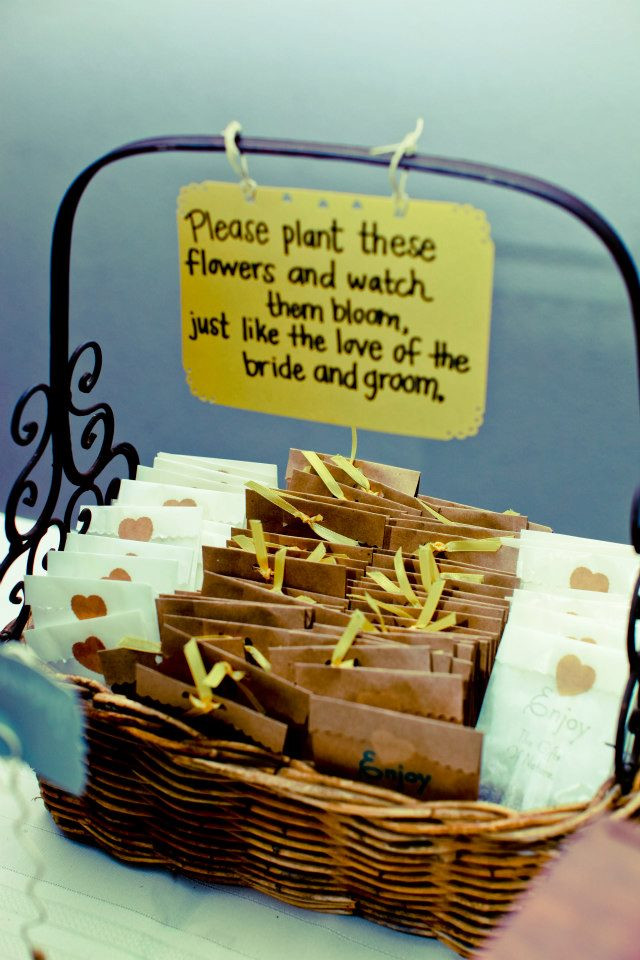 Flower Seeds For Wedding Favors
 Seed Packet Wedding Favors