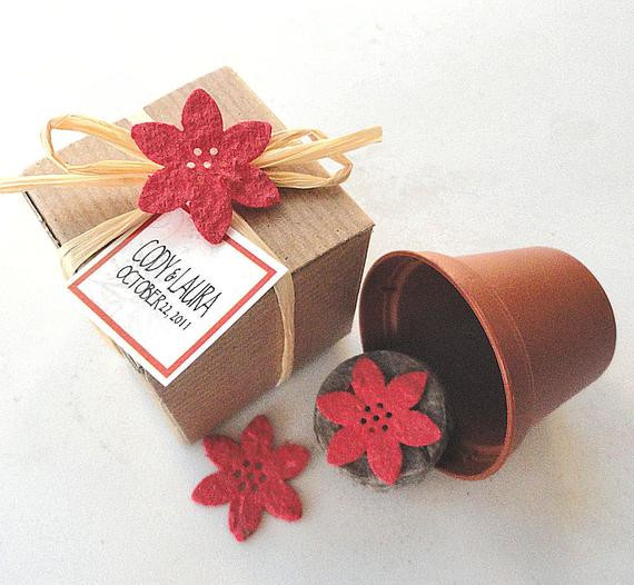 Flower Seeds For Wedding Favors
 Flower Seed Flower Party Favors Winter Wedding Christmas