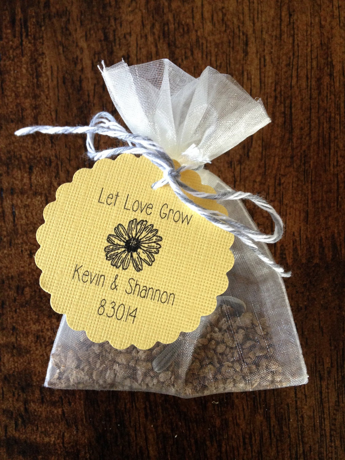 Flower Wedding Favors
 Flower Seed Wedding Favors Events Weddings by