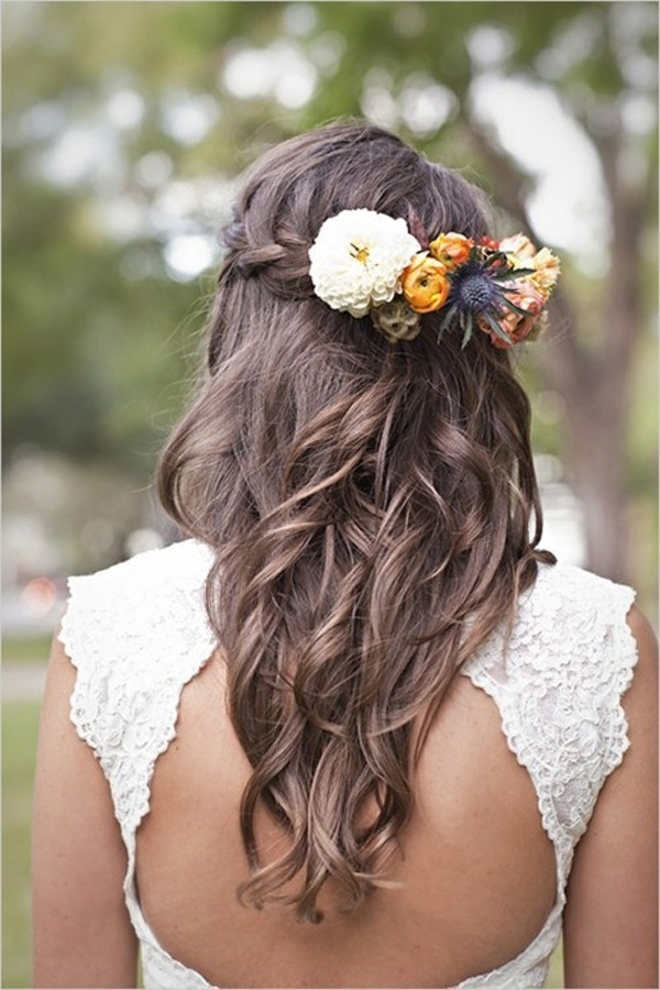 Flowers In Hair Wedding Hairstyles
 Braided Wedding Hairstyles With Flowers
