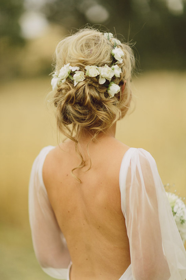 Flowers In Hair Wedding Hairstyles
 Wedding Hairstyles 15 Fab Ways to Wear Flowers in Your