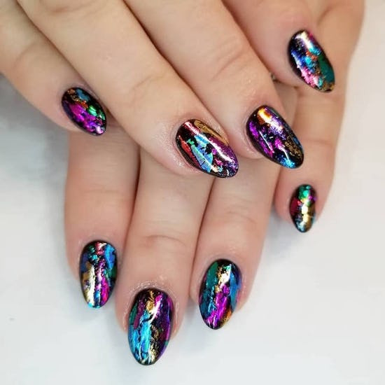 Foil Nail Designs
 All the Different Ways You Can Rock the Foil Nail Art