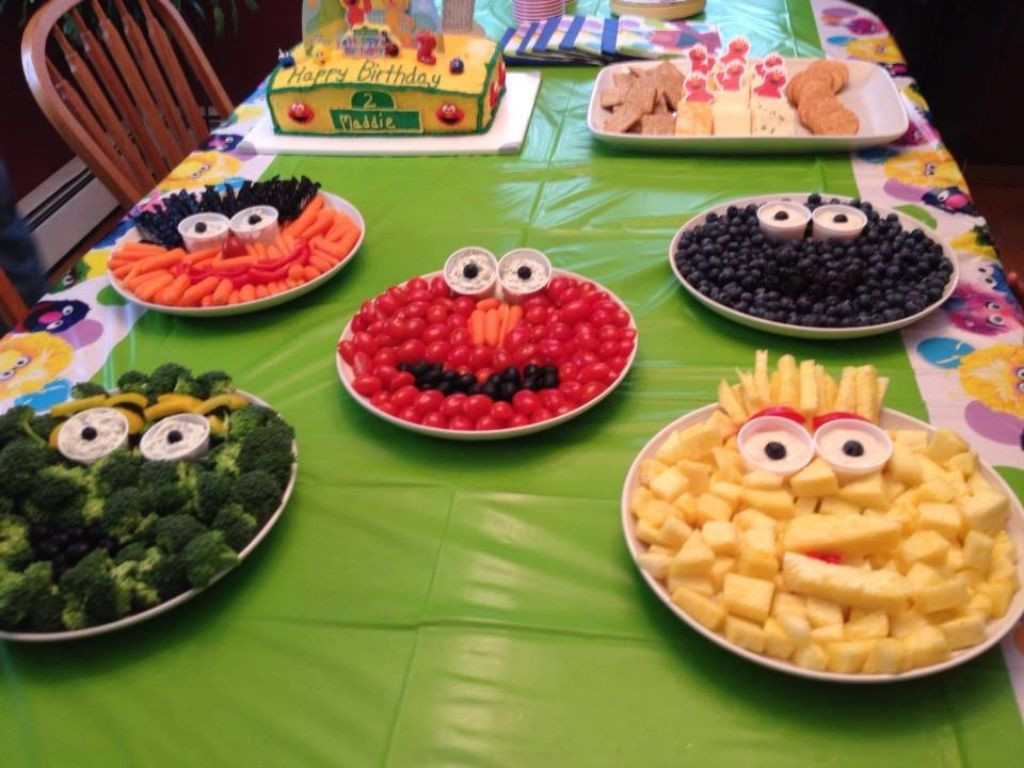 Food For A Kids Party
 Healthy Sesame Street finger foods