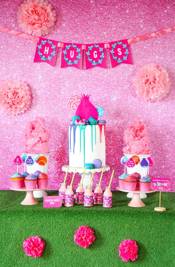 Food Ideas For A Troll Birthday Party
 Trolls Birthday Party Inspiration