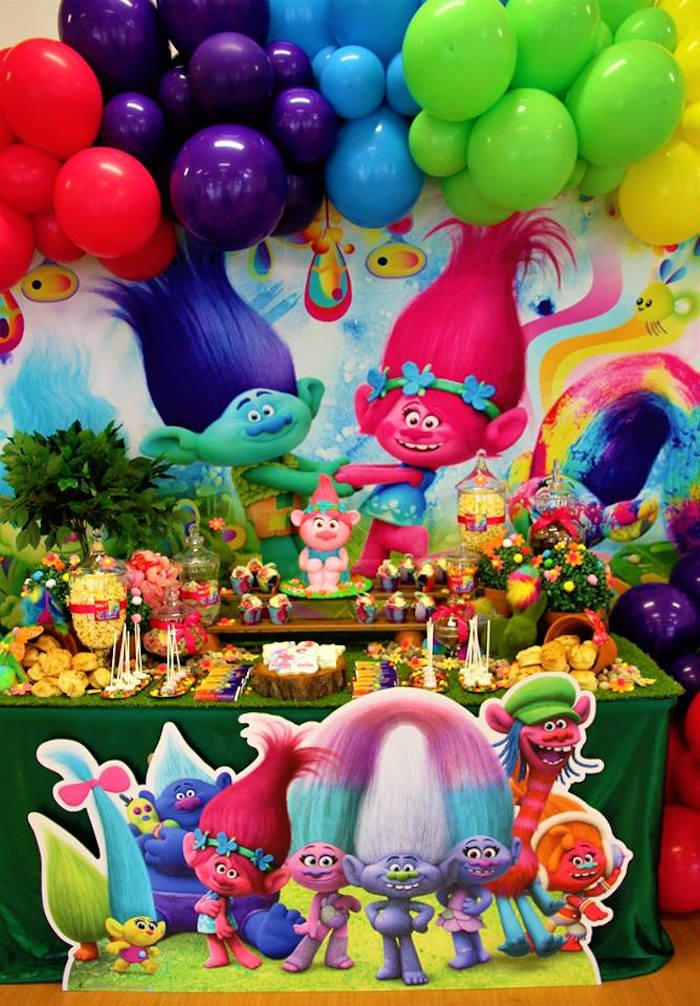 Food Ideas For A Troll Birthday Party
 Kara s Party Ideas Trolls Birthday Party