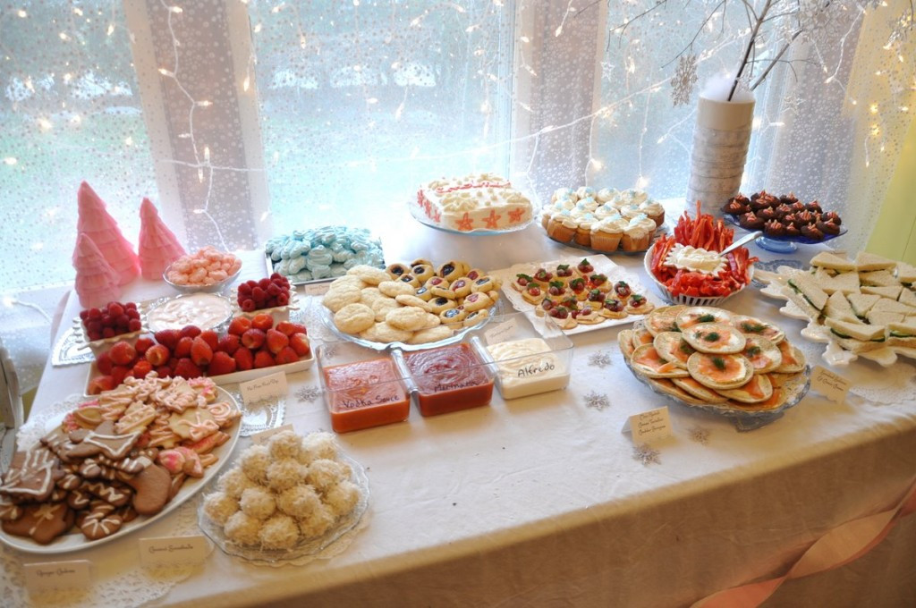 Food Ideas For A Winter Beach Party
 Caroline s Sparkle Snowflake First Birthday