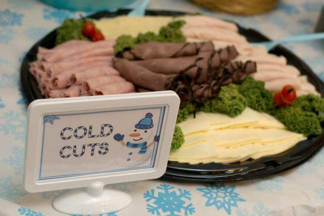 Food Ideas For A Winter Beach Party
 Boy s Winter wONEderland 1st Birthday Party