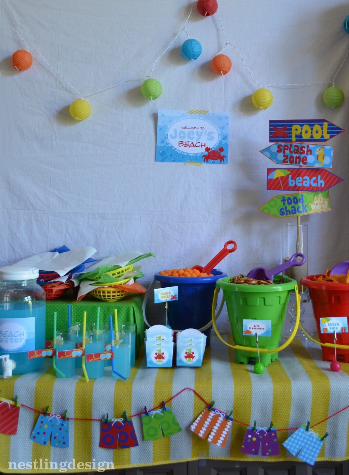 Food Ideas For A Winter Beach Party
 Nestling Beach Ball Pool Party Reveal New to the Shop