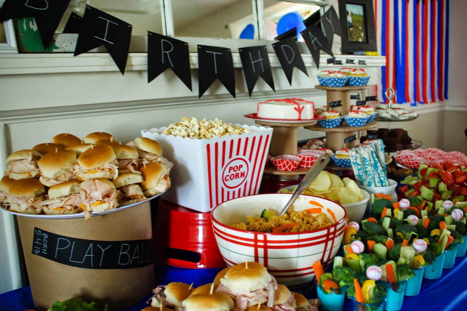 Food Ideas For Birthday Party At Home
 Baseball Birthday Party Food