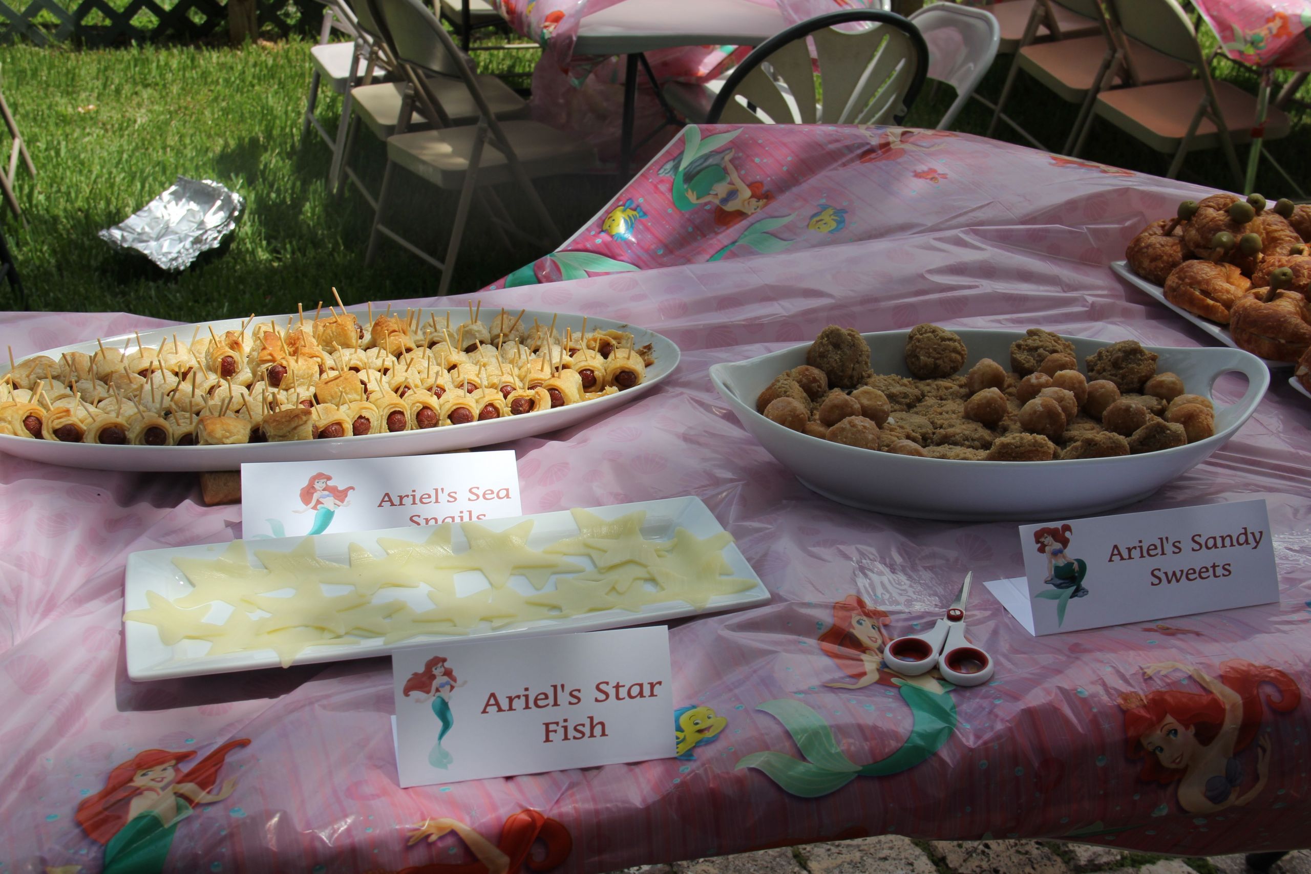 Food Ideas For Mermaid Party
 The Little Mermaid Party Food Ideas Ariel Cheese Star Fish