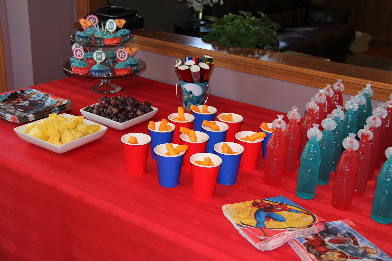 Food Ideas For One Year Old Birthday Party
 Sometimes Creative Superhero Birthday Party