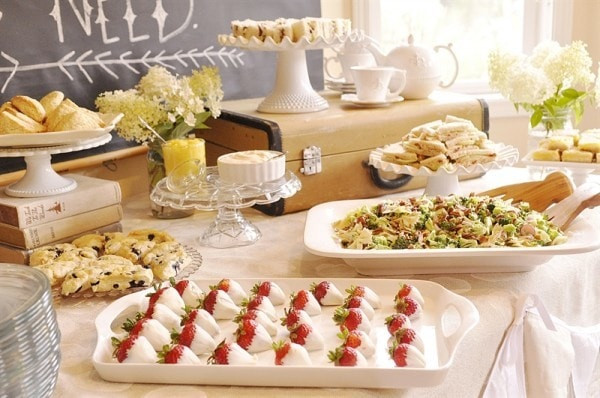 Food Ideas For Tea Party
 Tea Party Bridal Shower Theme your homebased mom