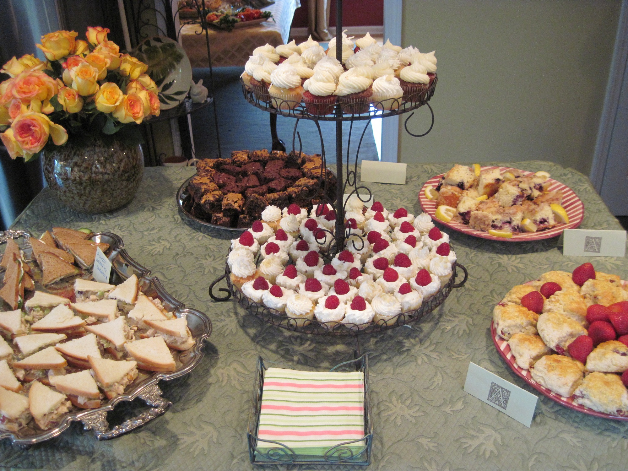 Food Ideas For Tea Party Bridal Shower
 Easy Entertaining Hosting an Elegant At Home Bridal