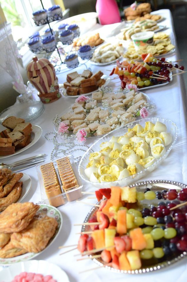 Food Ideas For Tea Party
 Tea party birthday finger food Jessica Workman I could