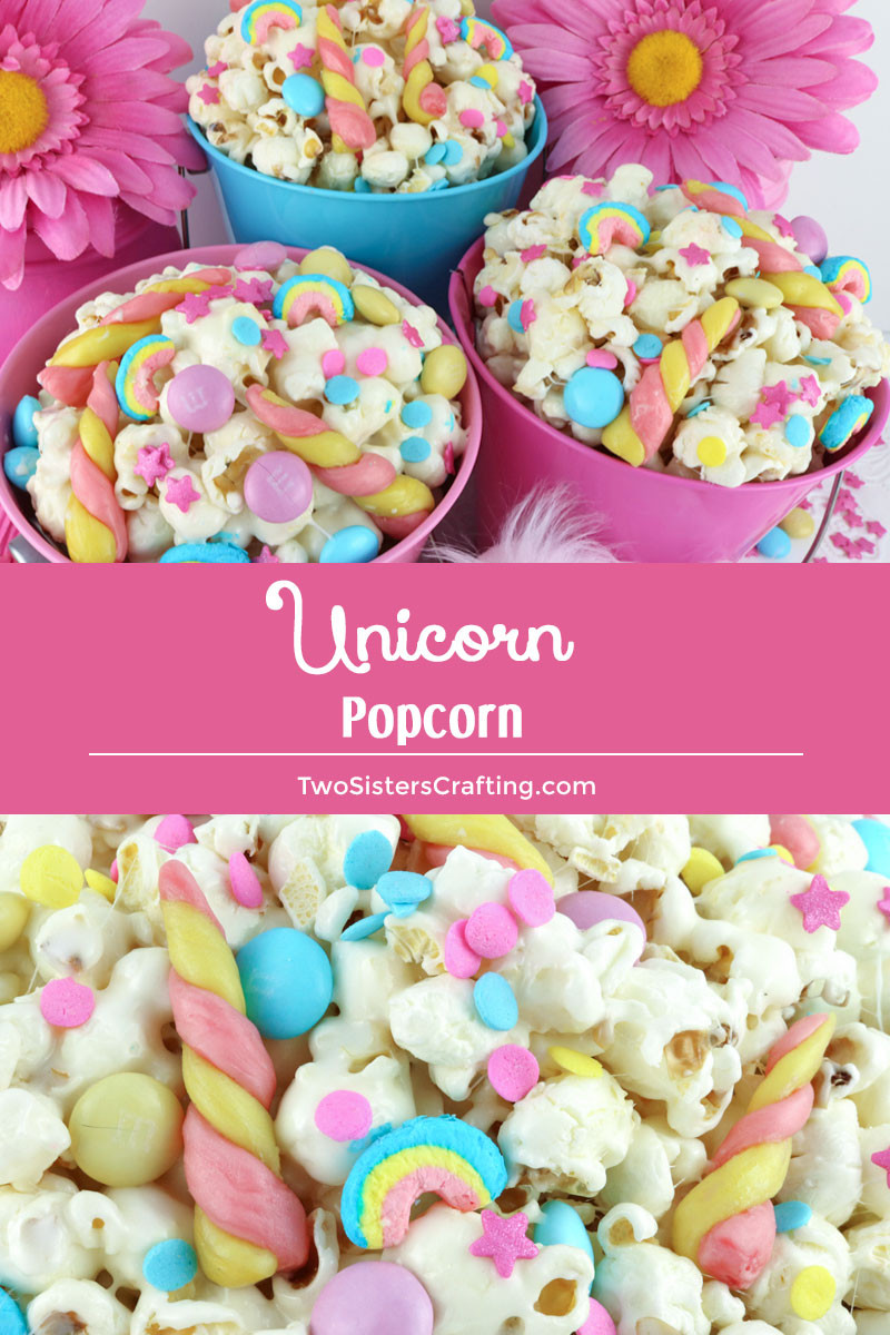 Food Ideas For Unicorn Party
 Unicorn Popcorn Two Sisters