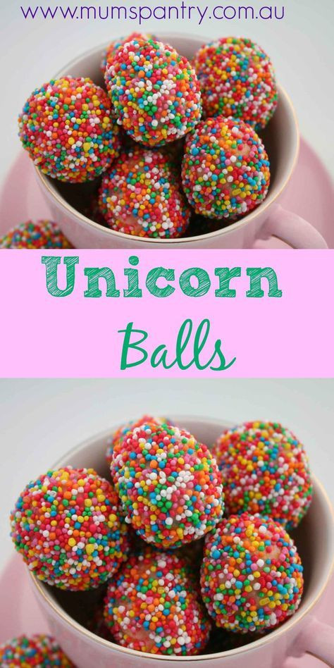 Food Ideas For Unicorn Party
 Unicorn Rainbow Balls Mum s Pantry in 2019