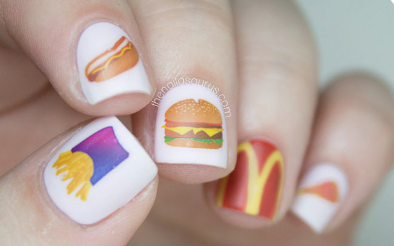 Food Nail Designs
 Enter the Weird and Wonderful World of Food Inspired Nail