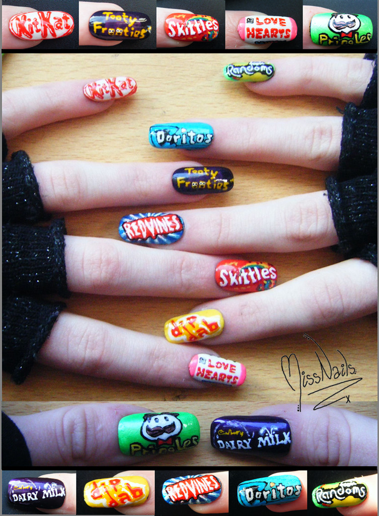 Food Nail Designs
 Food Nails by MissNails on DeviantArt