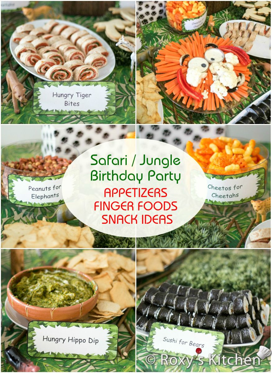Food Themed Party Ideas
 Safari Jungle Themed First Birthday Party Part II