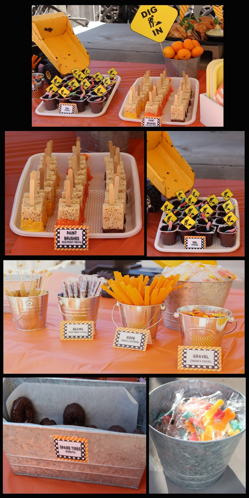 Food Themed Party Ideas
 What a Ride Jadon s Construction Themed 3rd Birthday Party