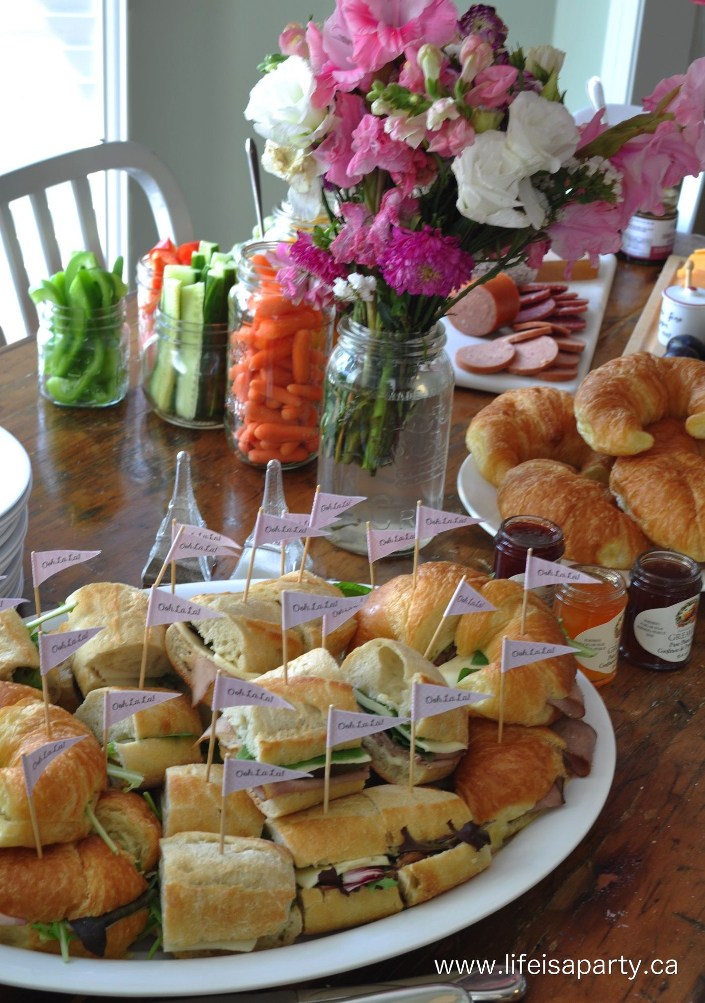 Food Themed Party Ideas
 Paris Party Food A French Themed Menu Great ideas of what
